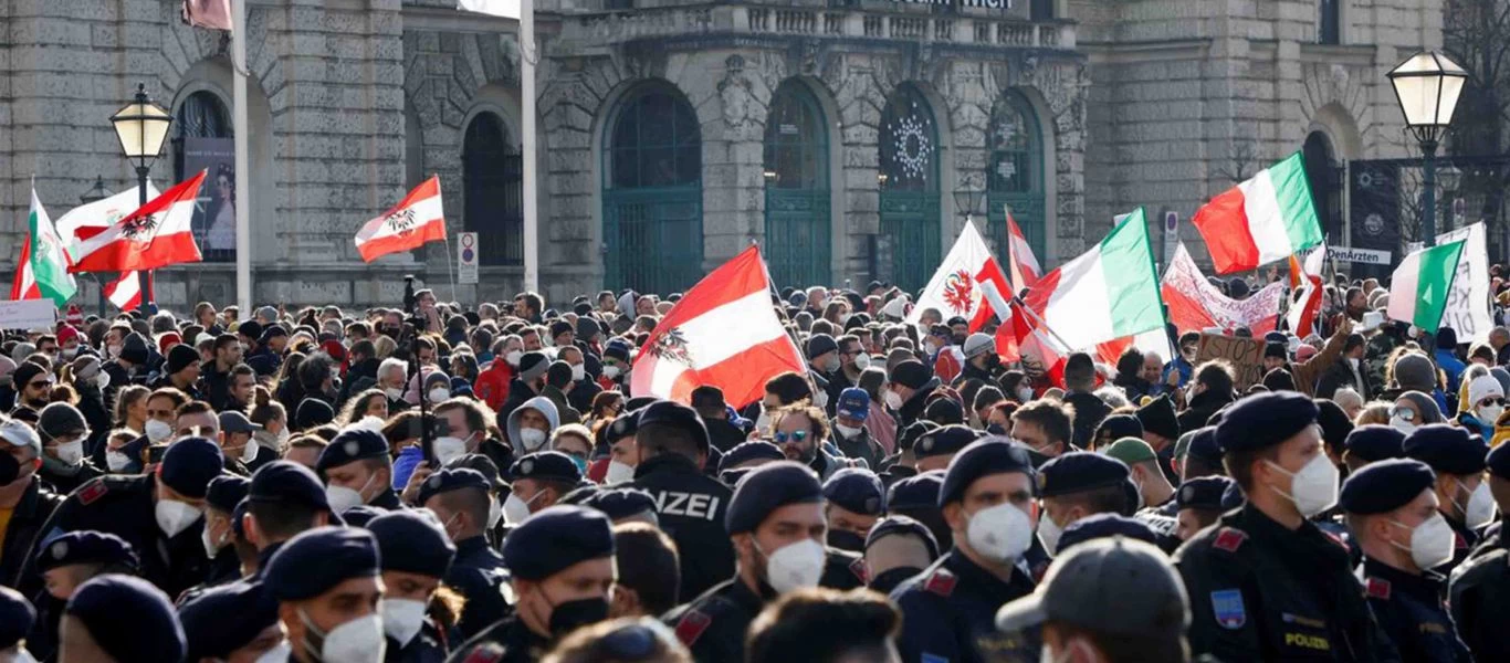Διαδηλώσεις σε Ευρώπη και Αυστραλία κατά των αναγκαστικών εμβολιασμών